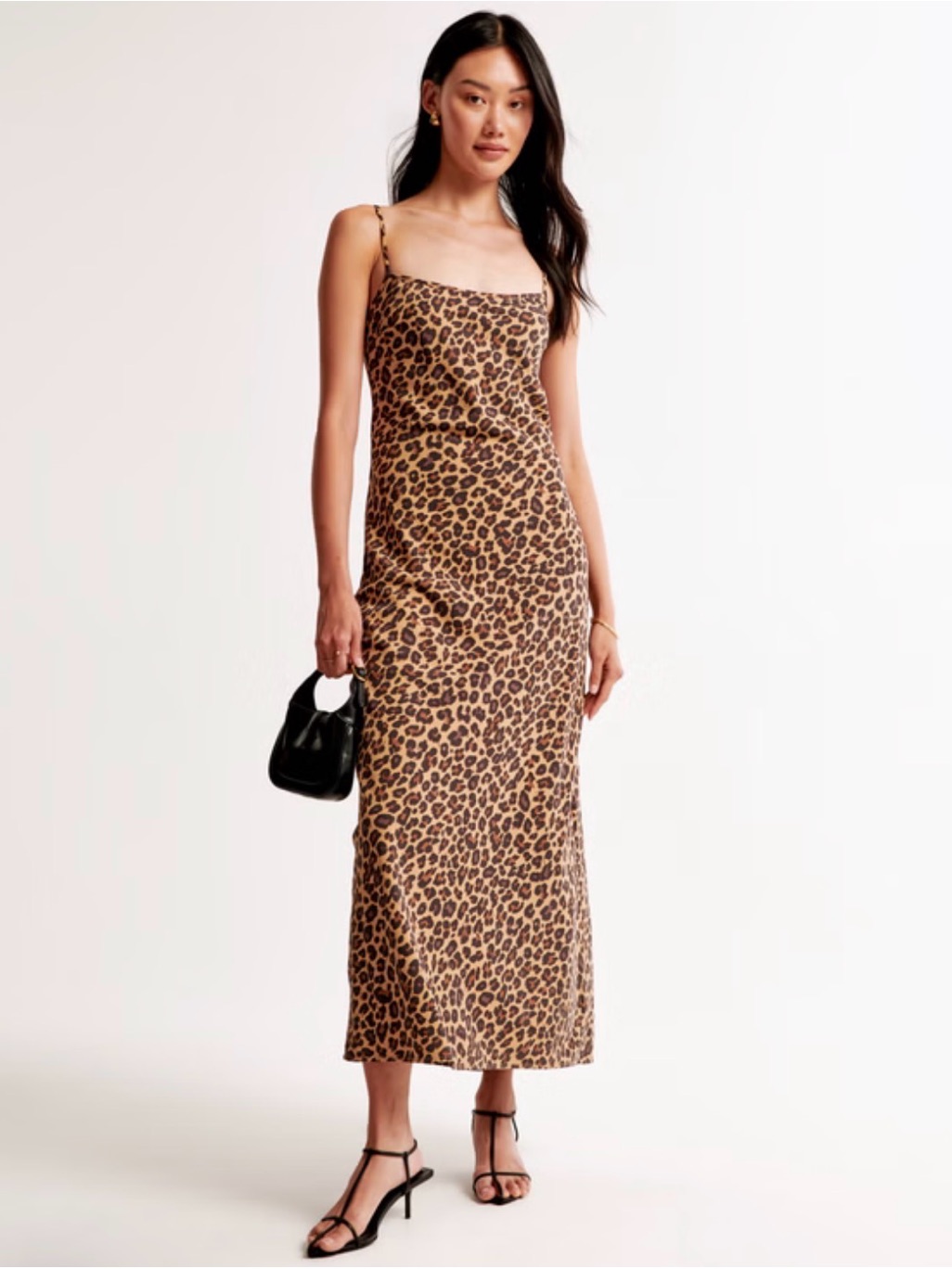 Abercrombie Leopard Print Slip Dress